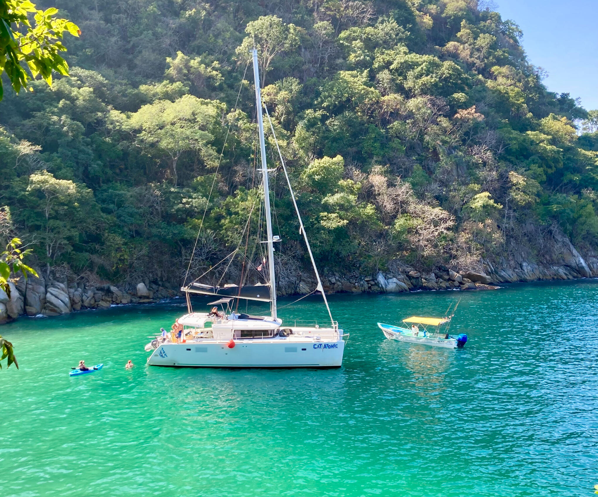 Puerto Vallarta ocean and boat